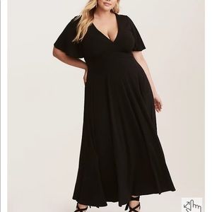 Torrid Black Maxi Dress Size 3